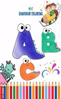 A B C Dinosaur Coloring