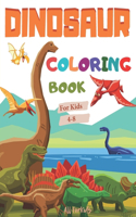 Dinosaur Coloring Book For Kid 4-8