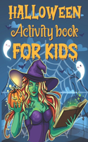 Halloween Activity Book For Kids
