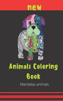 Animals Coloring Book Mandalas Animals