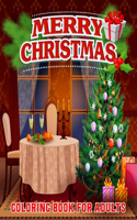 Merry Christmas Coloring Book For Adults