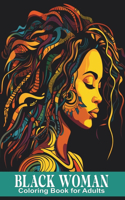 Black Woman Coloring Book for Adults