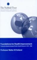 Foundations for Health Improvement