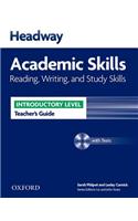 Headway Academic Skills: Introductory: Reading, Writing, and Study Skills Teacher's Guide with Tests CD-ROM