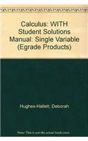 Calculus 4th Edition Single Variable with Student Solutions Manual and eGrade Plus 1 Term Set (Egrade Products)