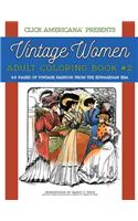 Vintage Women: Adult Coloring Book #2