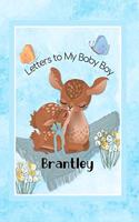 Brantley Letters to My Baby Boy: Personalized Baby Journal