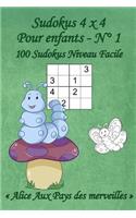 Sudokus 4 x 4 - Pour enfants - N°1