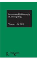 Ibss: Anthropology: 2013 Vol.59