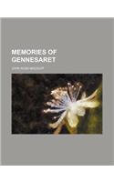 Memories of Gennesaret: (English)