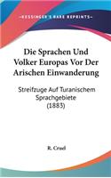 Die Sprachen Und Volker Europas VOR Der Arischen Einwanderung