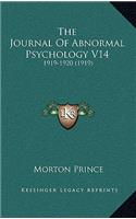 Journal Of Abnormal Psychology V14: 1919-1920 (1919)