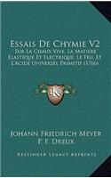 Essais De Chymie V2