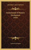 Fundamentals Of Memory Development (1919)