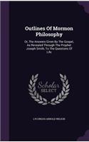 Outlines Of Mormon Philosophy