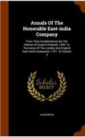 Annals Of The Honorable East-india Company