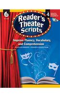 Reader's Theater Scripts, Grade 4: Improve Fluency, Vocabulary, and Comprehension [With CDROM]