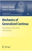 Mechanics of Generalized Continua