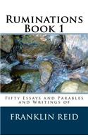 Ruminations Book 1