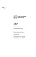 Code of Federal Regulations, Title 46 Shipping 90-139, Revised as of October 1, 2016: (English)