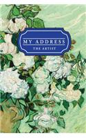 My Address the Artist: Vangogh Art Design Address Book with Pocket Size: Address, Phone, Email, Emergency Contact
