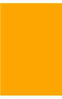 Journal Chrome Yellow Color Simple Plain Yellow