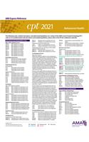 CPT 2021 Express Reference Coding Card: Behavioral Health
