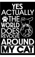 Yes Actually The World Does Revolve Around My Cat