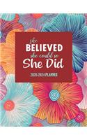 She believed she could so she did