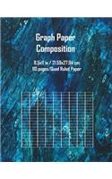 Graph Paper Composition Notebook: Quad Ruled 5x5, Grid Paper for Math & Science Students (8.5 x 11)