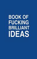 Book Of Fucking Brilliant Ideas Dot Grid Notebook Journal