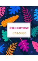 Bill Payment Checklist