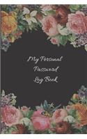 My Personal Password Log Book