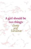 A Girl Should Be Two Things