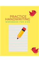 Practice Handwriting Workbook For Kids