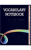 Vocabulary Notebook: 100 Page Notebook, Large Notebook 3 Columns with A-Z Tabs Printed, Vocabulary Journal