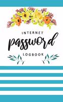 Internet Password Log Book
