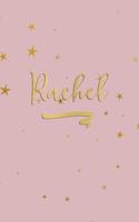 Rachel: Personalized Journal to Write In - Rose Gold Line Journal