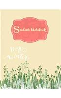 Student notebook