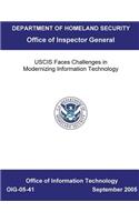 Uscis Faces Challenges in Modernizing Information Technology