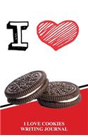 I Love Cookies Writing Journal