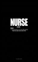 Nurse (Nurs): 3 Column Ledger