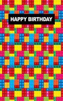 Happy Birthday: The Unofficial Lego Blocks Activity Notebook for Boys Kids Large Sketchbook for Sketching, Drawing & Doodling Funky Blank Notebook