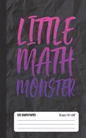 Little Math Monster 5x5 Graph Paper
