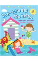 Ice-cream Sundae Press Out and Make Sticker Activity