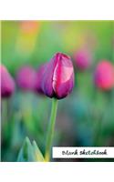 Blank Sketchbook.: Glossy & Soft Cover, White Blank Sketchbook 8"x10" 50 Pages.(Blank Sketchbook Flower Edition.)