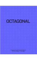 Octagonal Graph Paper Notebook 1/4 inch octagons 160 pages