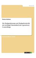 Budgetplanung und Budgetkontrolle als wichtiger Bestandteil des operativen Controllings