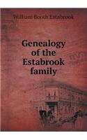 Genealogy of the Estabrook family: (English)