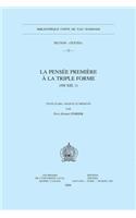 La Pensee Premiere a la Triple Forme (NH XIII, 1)